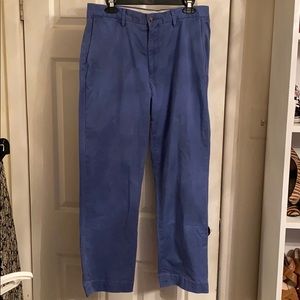 Polo ralo Lauren - blue cotton twill chinos